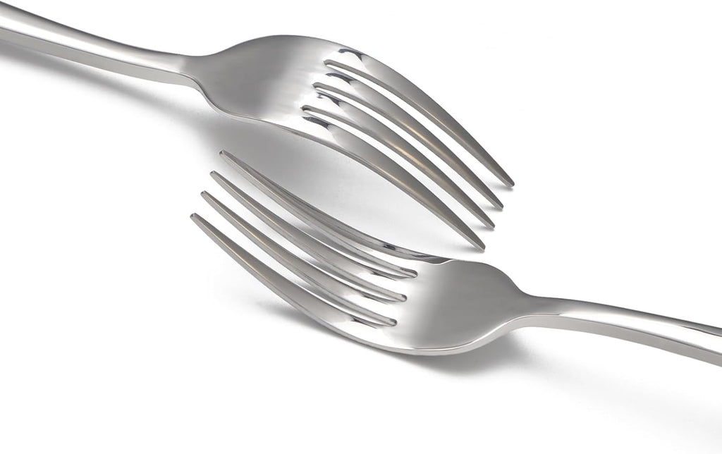 8-Piece Salad Forks Set  Food Grade Stainless Steel Silverware Dinner Fork  Flatware Forks Use for Home  Kitchen  Restaurant  Dishwasher safe - 7 Inches