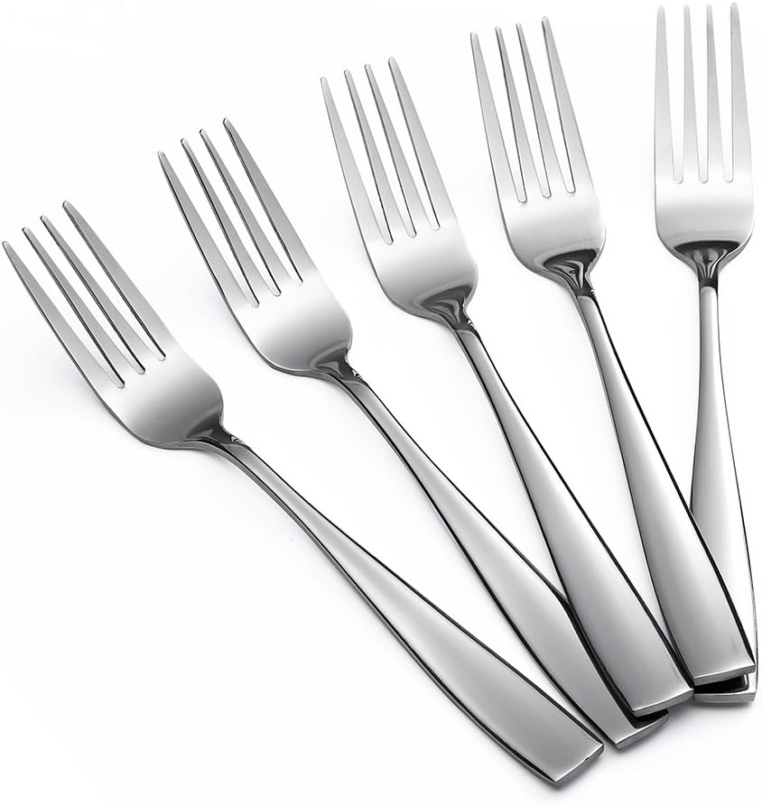 Stainless Steel Dinner/Salad Forks Set 24-Piece 8 Inches