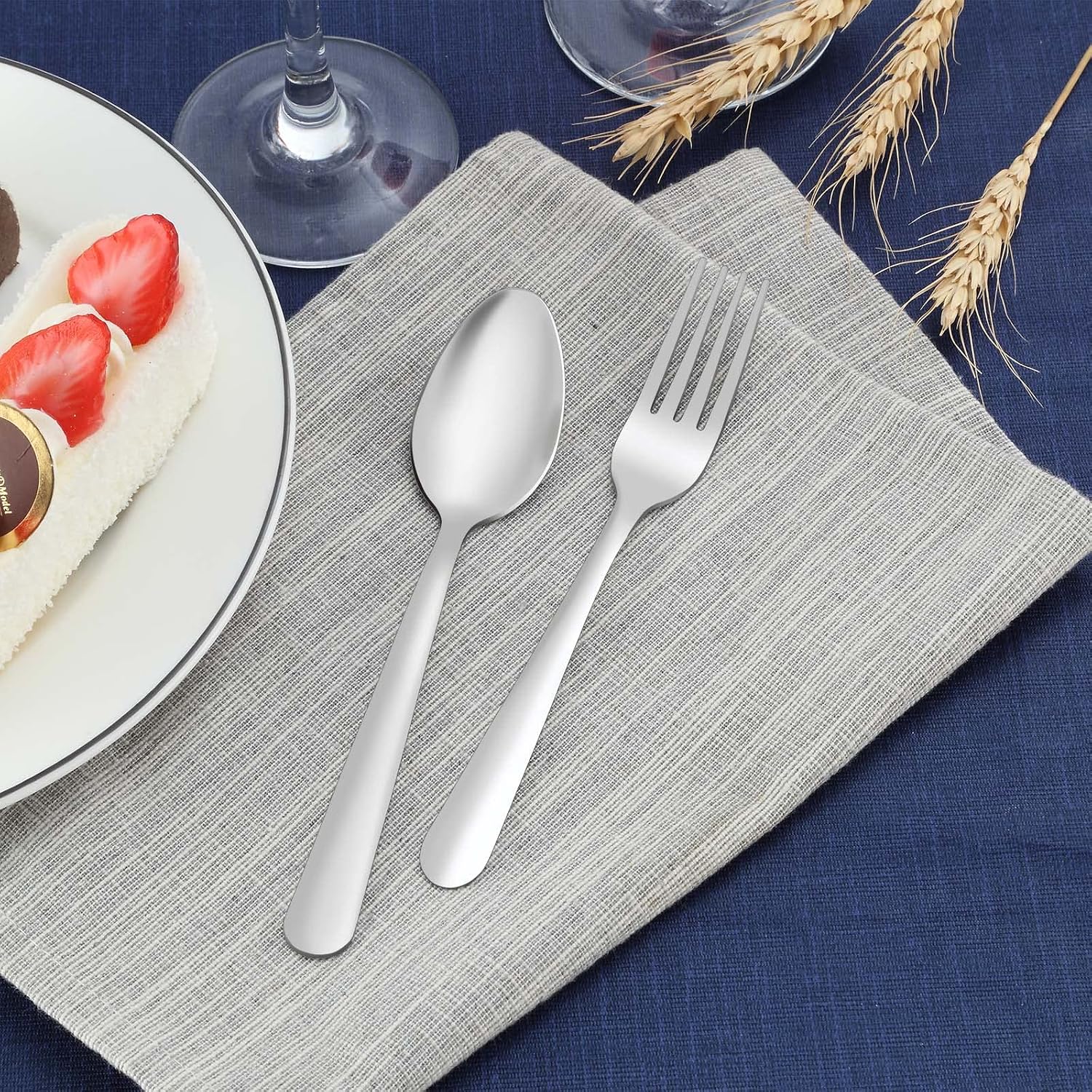 36-Piece Salad Forks Set  Funnydin 5.9" Stainless Steel Forks Silverware  Durable Dessert Forks Set  Cost-effective Small Forks for Home  Kitchen  Restaurant - Mirror Polished  Dishwasher Safe